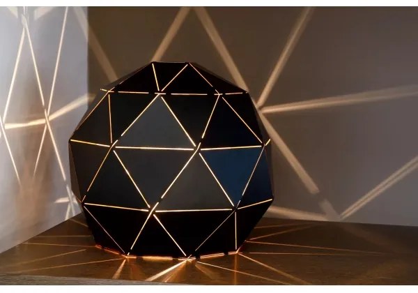 Lucide 21509/25/30 - Asztali lámpa OTONA 1xE27/25W/230V fekete