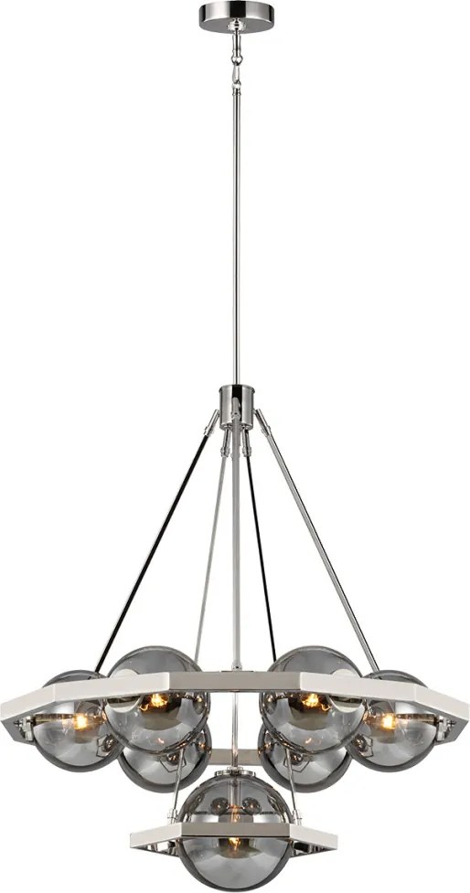 ELSTEAD QN-HARPER7 HARPER Glamour Csillár Polírozott nikkel E14 IP20