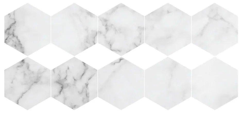 Hexagon 10 részes padlómatrica szett - Ambiance