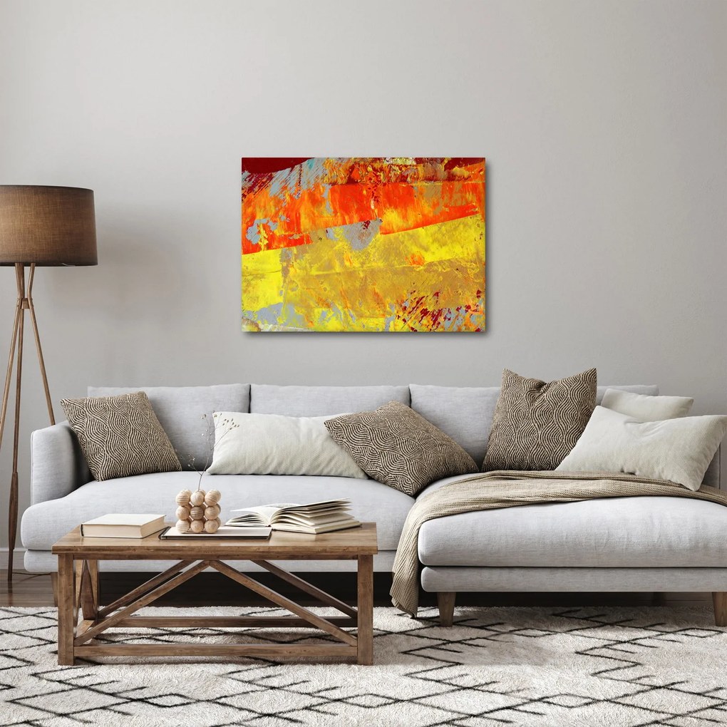 Absztrakció kép - festmény (70x50 cm)