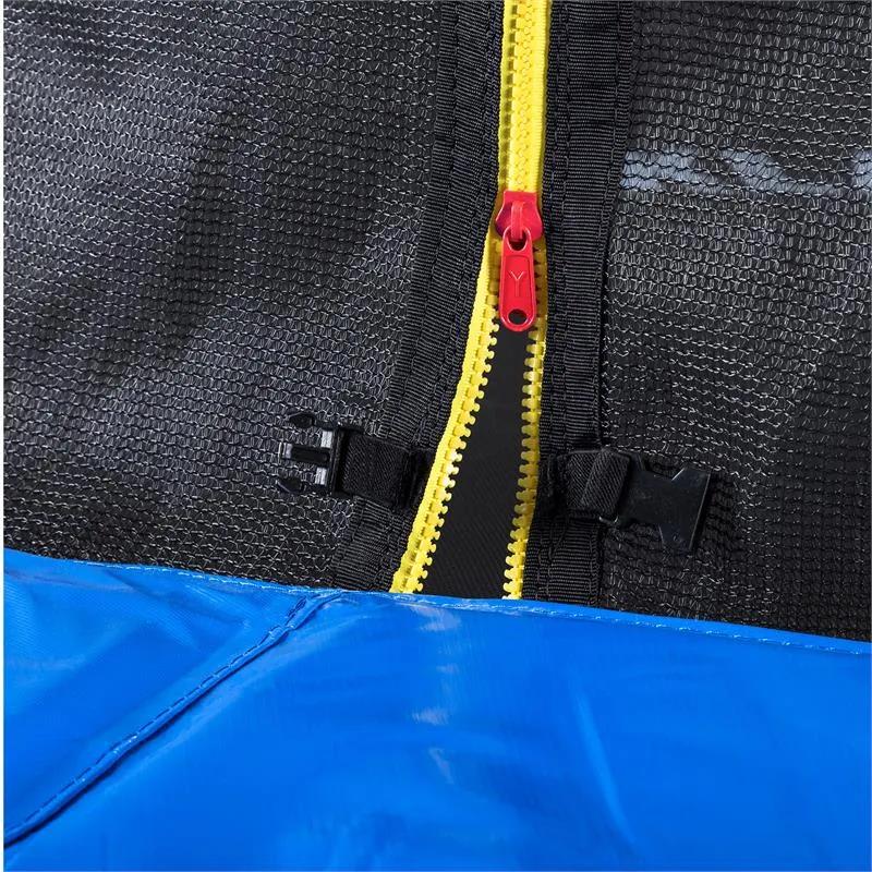 Rocketboy 430, 430 cm trambulin, belső biztonsági háló, széles létra, kék