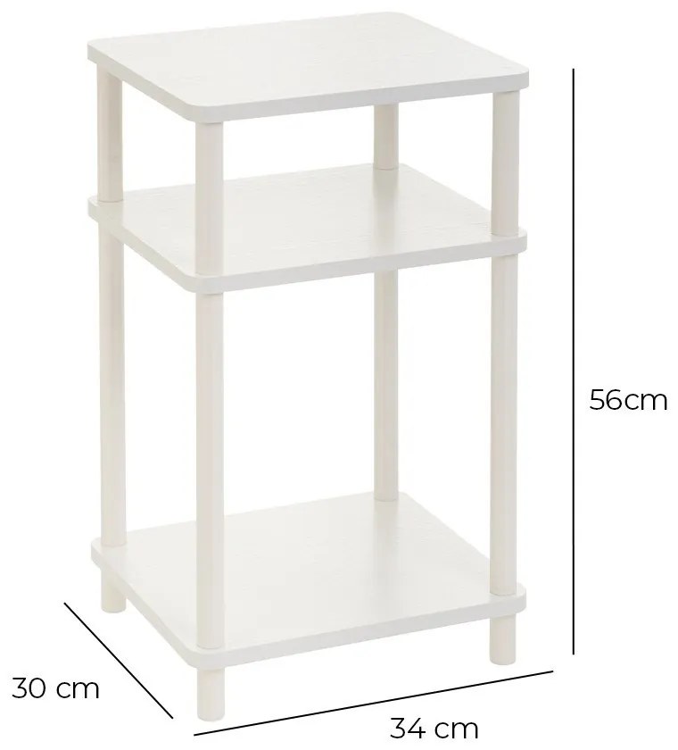Tárolóasztal 30x34 cm Alba – Casa Selección