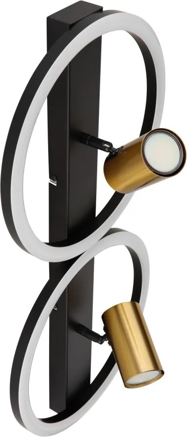 Fali Lámpa Matt fekete MARRIE GLOBO-57033-2