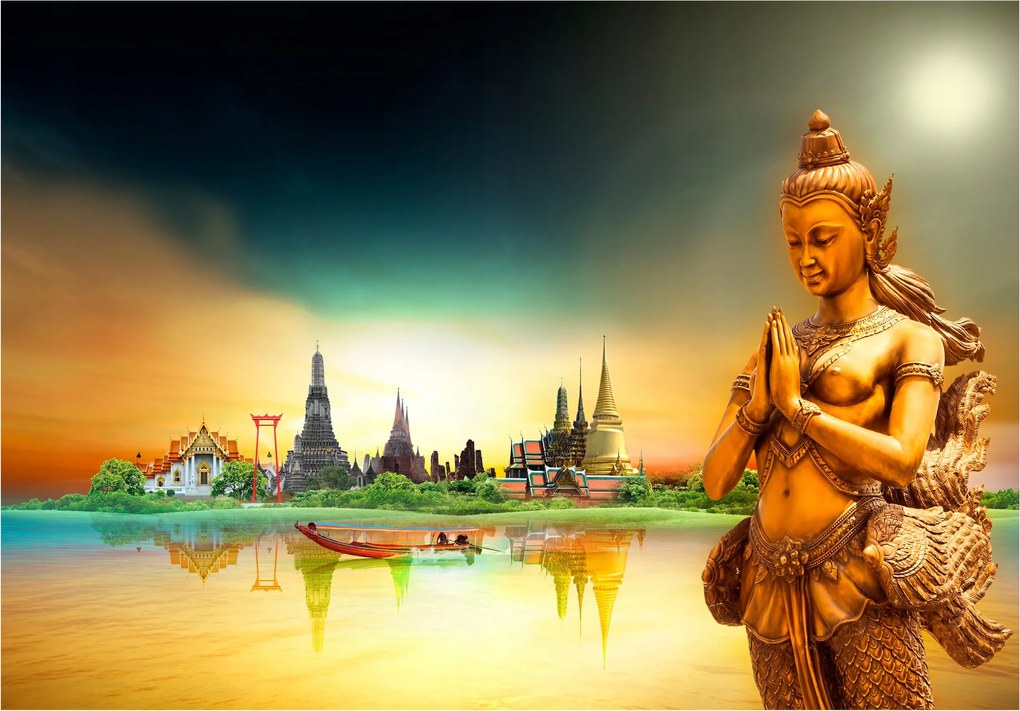 Fotótapéta Buddha Spa Zen India Templom 312x219