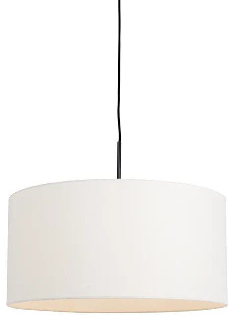Modern lógólámpa fekete fehér árnyékolóval 50 cm - Combi 1