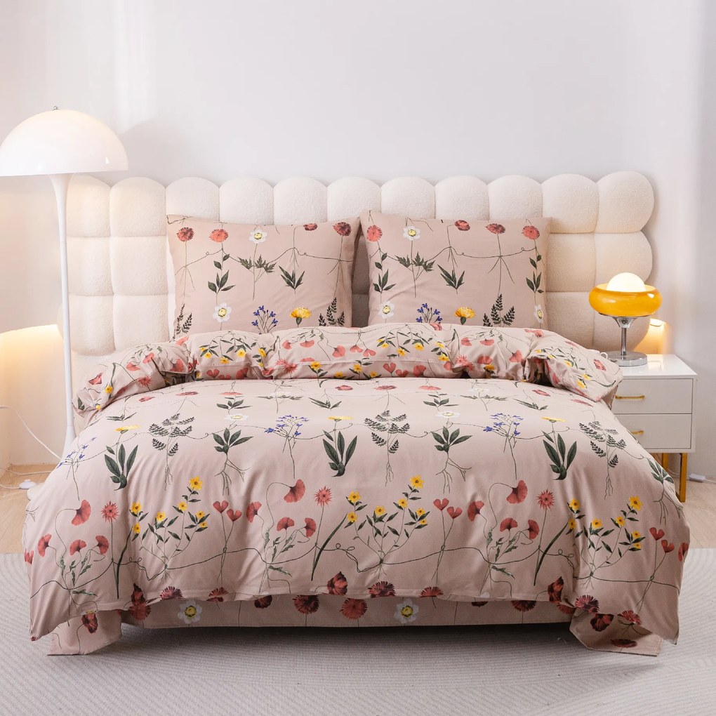 HERBAR bézs mikroszálas ágyneműhuzat Ágyneműhuzat mérete: 70 x 90 cm | 140 x 220 cm