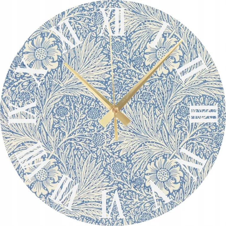 Falióra Dekoratív Csendes Virágos Nyomtatott 45 cm