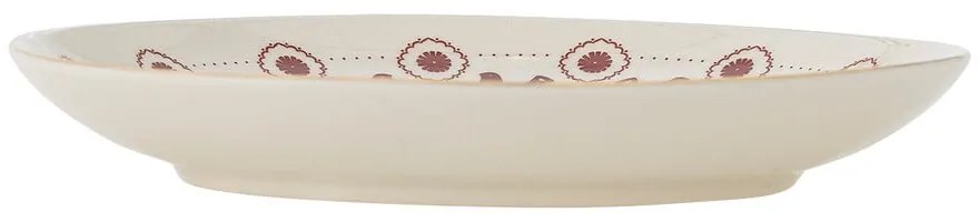 Krémszínű agyagkerámia desszertes tányér karácsonyi mintával ø 16 cm Jolly – Bloomingville