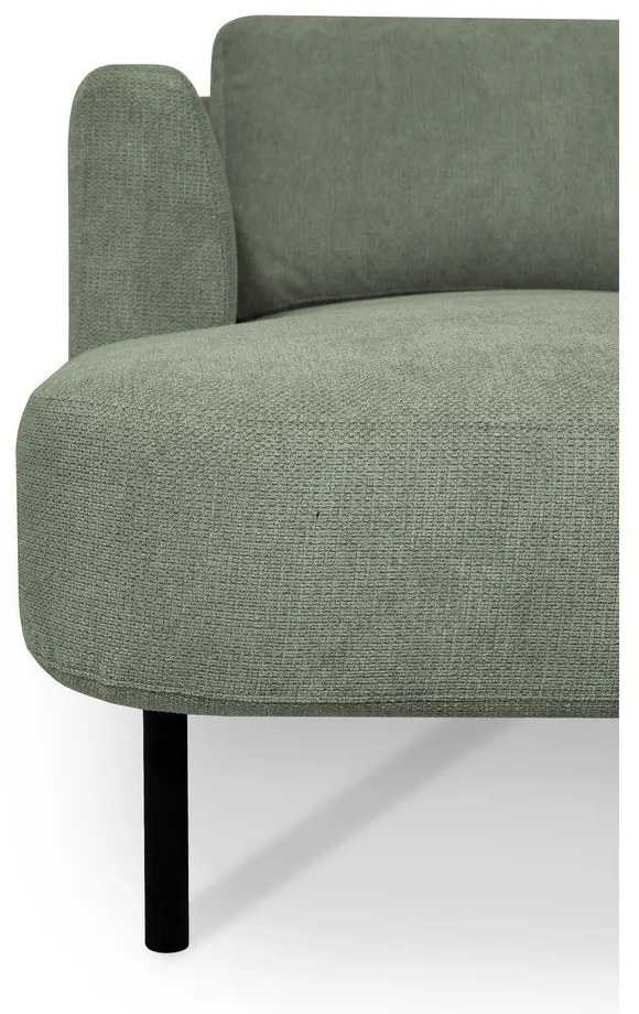 Zöld sarokkanapé (jobb oldali-U alakú) Hero – Scandic