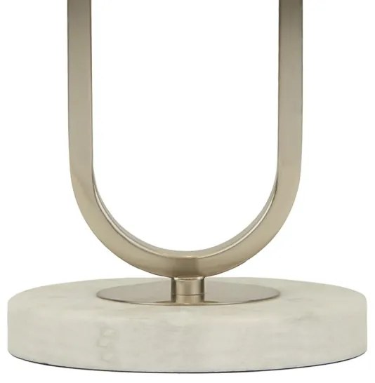 Searchlight EU60949GY - Asztali lámpa DOME 1xG9/7W/230V ezüst