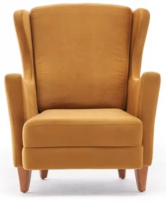 NUPI füles fotel, sárga