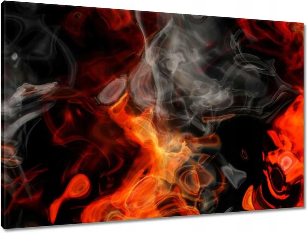 Vászonkép 90x60 Tűz füst