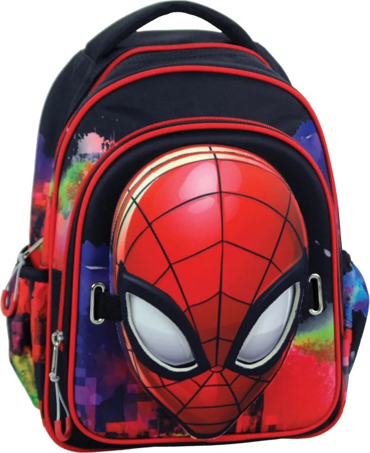 Pókember Global hátizsák, táska 31 cm maszkkal