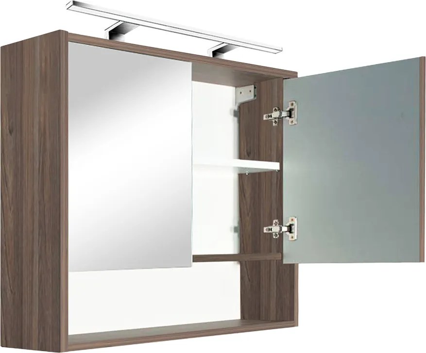 Luna 80 felső tükrös szekrény, Rauna szil