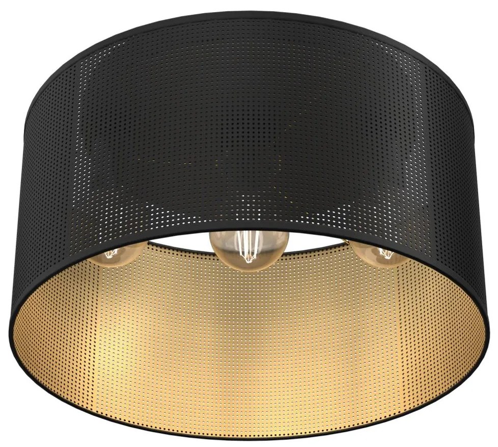 Felületre szerelhető csillár LOFT SHADE 3xE27/60W/230V fekete/arany