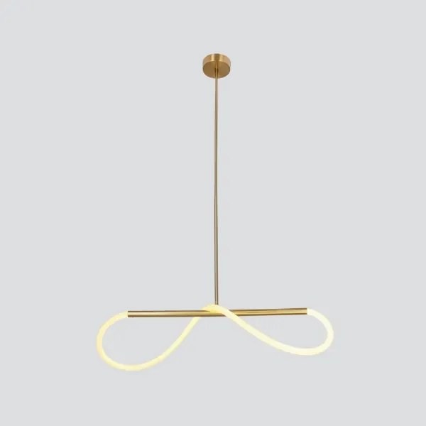 LED csillár kábelen SUPREME LED/22W/230V 100 cm aranyszínű