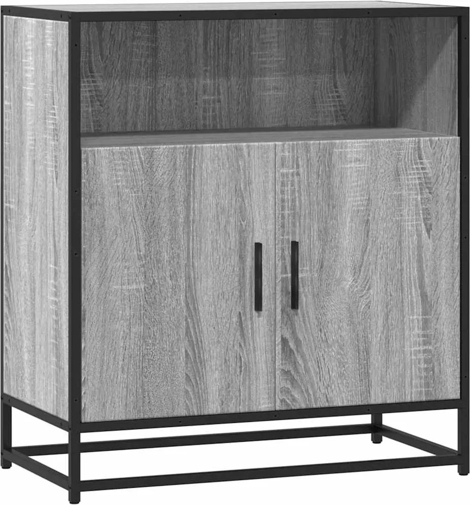 vidaXL komód Szürke Sonoma 68x35x76 cm Gépi úton előállított fa