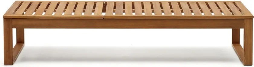 Natúr színű tömörfa kerti napozóágy Sulamita – Kave Home