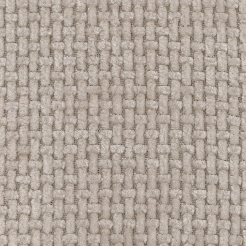 Bézs zsenília puff – Ixia