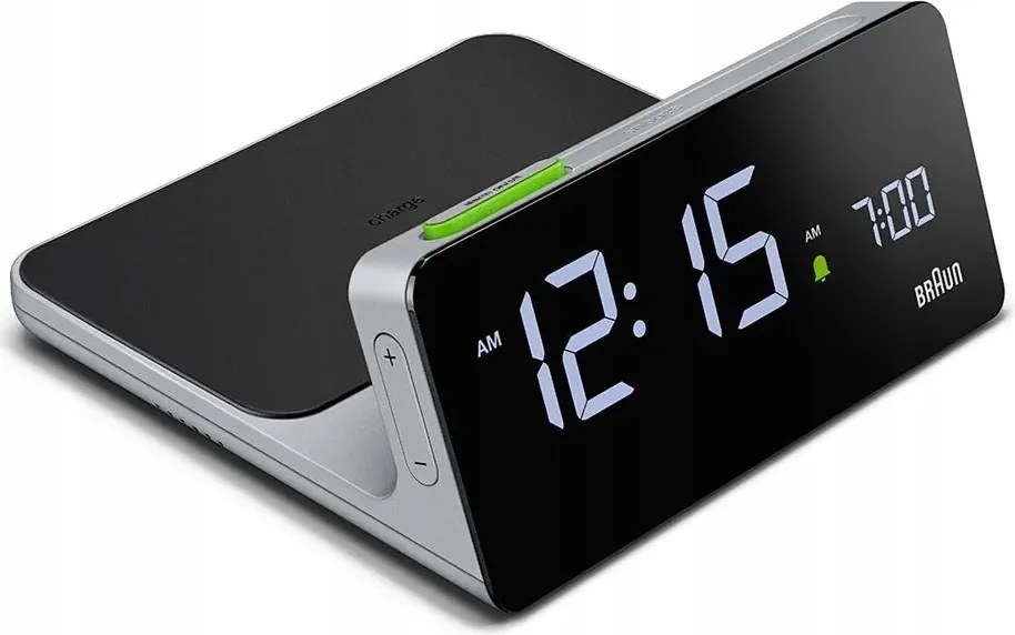 Modern Braun BC21GEU Ébresztőóra Indukciós Töltővel Szett