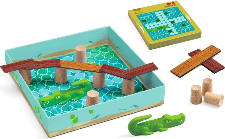 Logikai játék - Hídverő - Croco Bridge