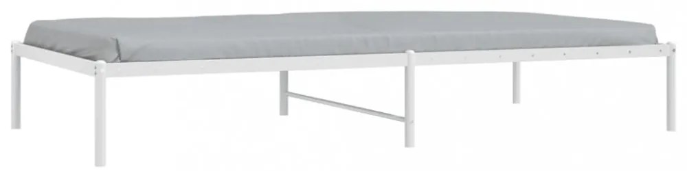 fehér fém ágykeret 100x200 cm