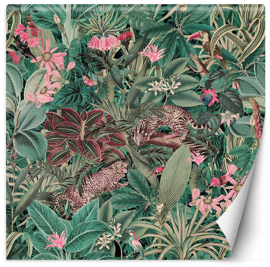 Gario Fotótapéta Zöld természet absztrakció - Andrea Haase Anyag: Vlies, Méret: 150 x 150 cm