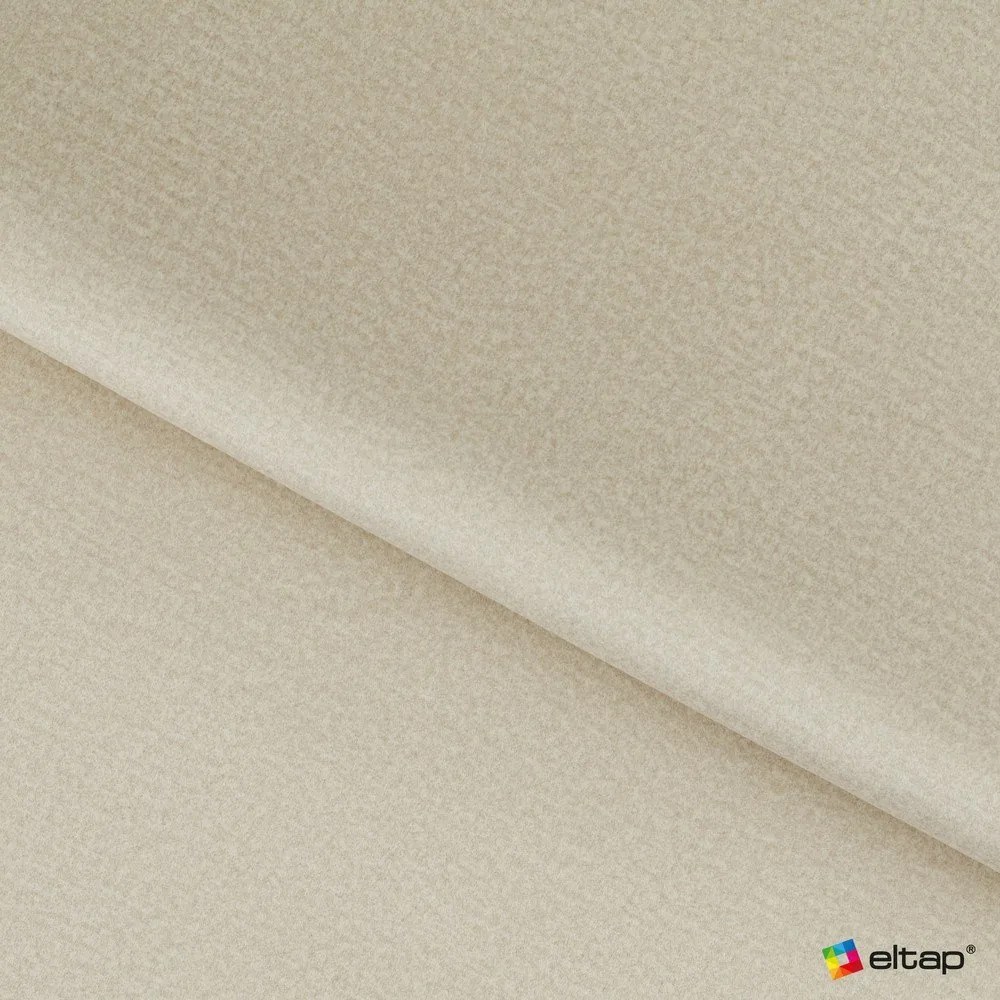 Bézs kárpitozott ágyneműtartós franciaágy ágyráccsal 140x200 cm Lamica – ELTAP