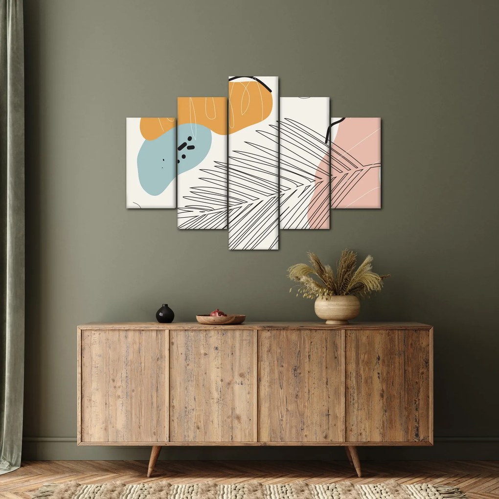Kép - Levél illusztráció (150x105 cm)
