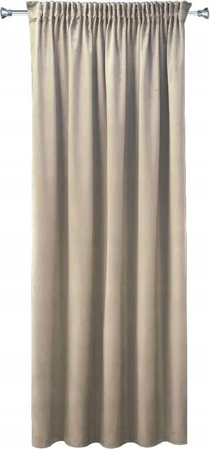 Egyszínű kész függöny Bella bézs 4AD00001/1