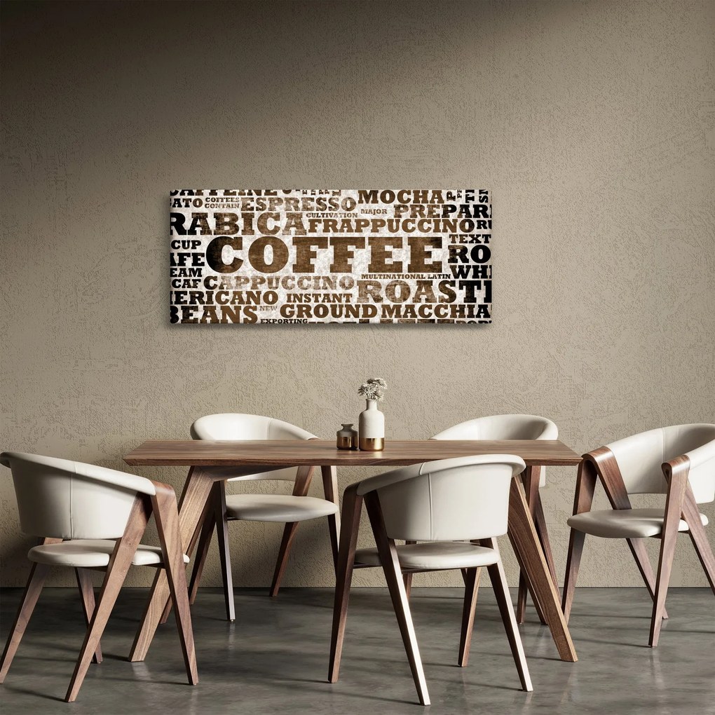 Kép - Kávé (120x50 cm)