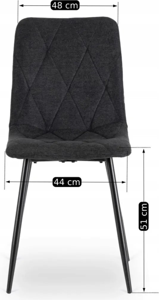 Szék fekete színben. ROBIN 2