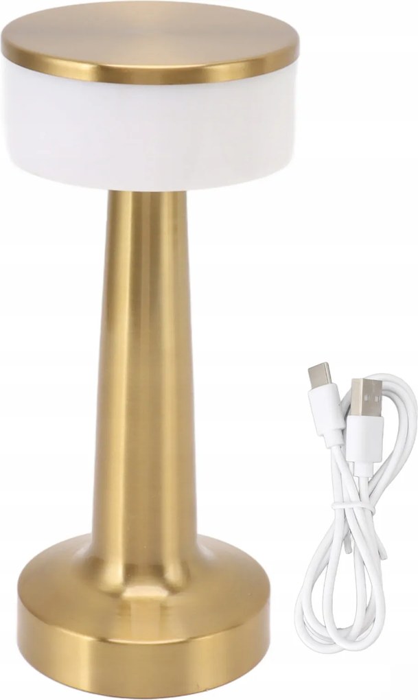 Led éjszakai lámpa Asztali érintés Usb újratölthető álló fényerőszabályzó Hordozható