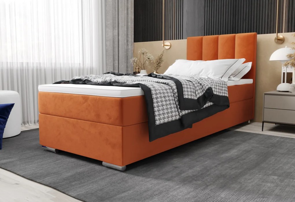 SARINA 2 kárpitozott ágy, 90x200, itaka 50, balos