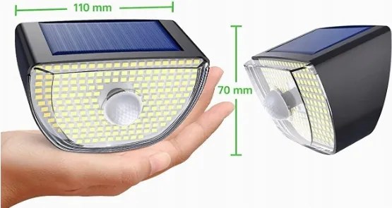 Napelemes Led Reflektor Homlokzati Lámpa