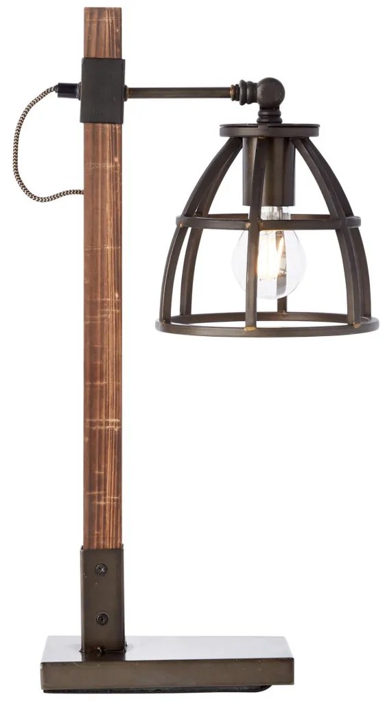 Brilliant MATRIX WOOD 99135/46 Asztali lámpa 1x40W/E27 IP20