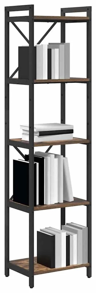 Könyvszekrény Füstölt tölgy 40 x 30 x 153 cm Faanyag
