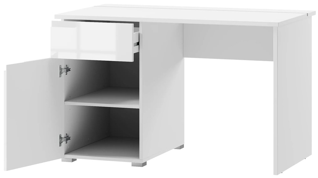 PC asztal Sallosa 14 (fehér + fényes fehér). 1068219