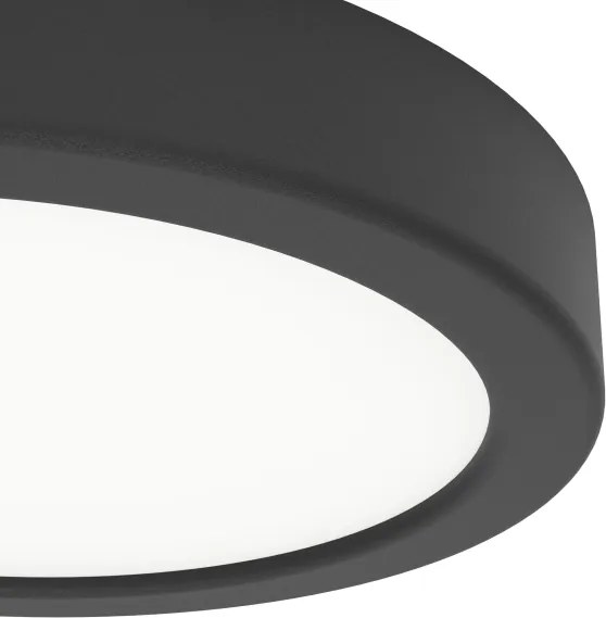 Eglo 901324 - Fürdőszobai LED mennyezeti lámpatest FUEVA LED/7,5W/230V Ø16,6cm IP44 fekete