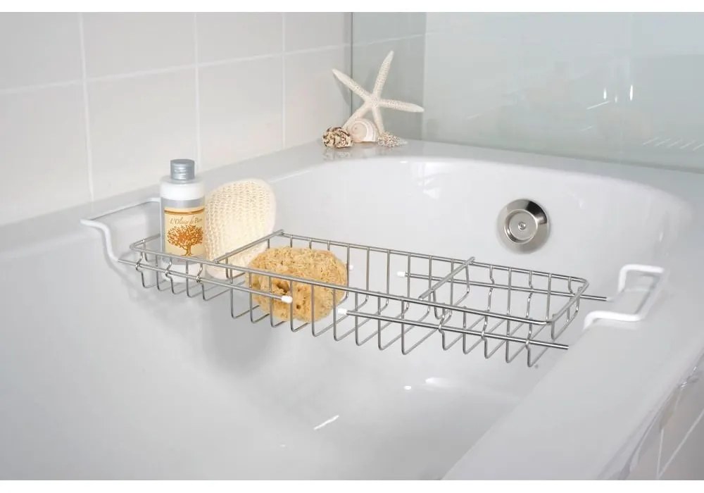 Bringing rozsdamentes acél fürdőkád tálca, hossz 58,5 cm - Wenko