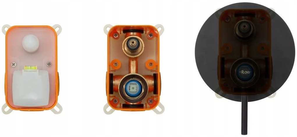 Rea Lungo - rejtett fürdő szett + doboz P6300 - komplett készlet, arany, REA-P4563
