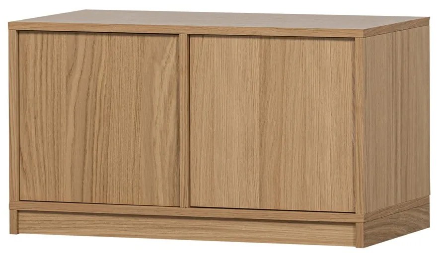 Natúr színű moduláris TV-állvány tölgyfa dekorral 77x44 cm Modulair – vtwonen