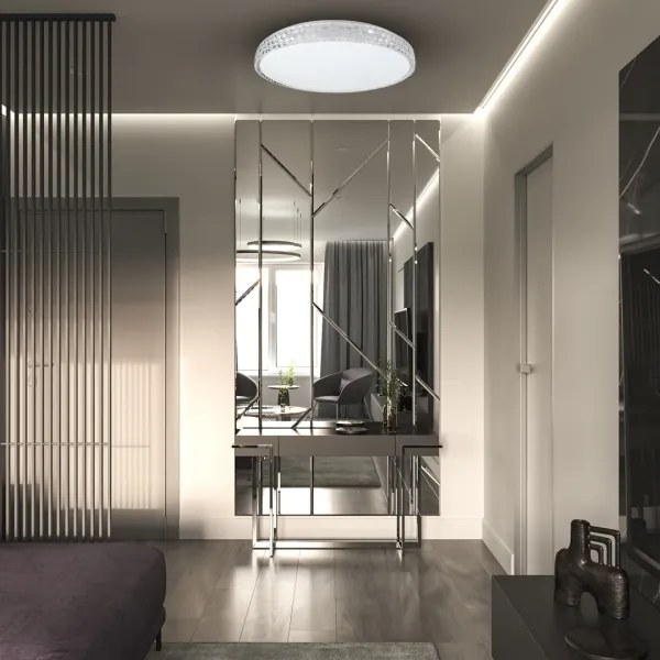 LED Mennyezeti lámpa SHINY LED/34W/230V átlátszó