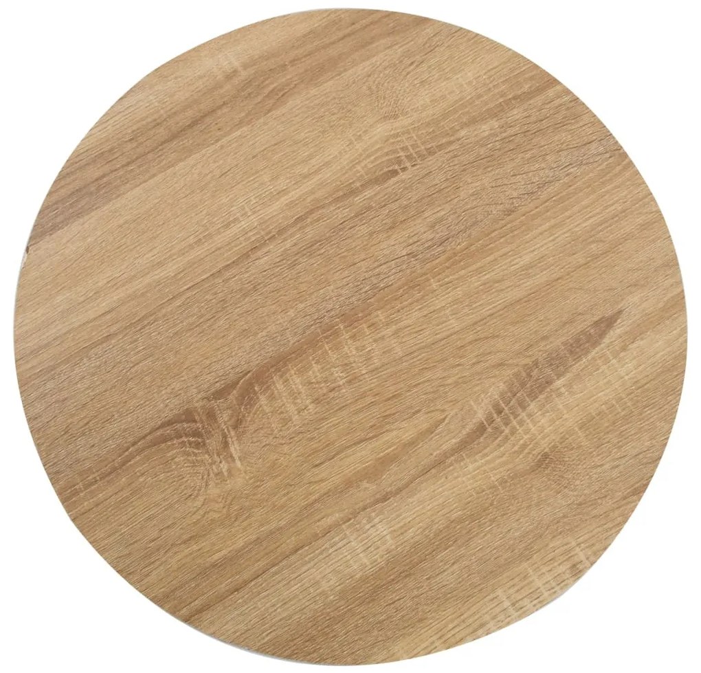 Világosbarna MDF bisztróasztal 60 cm