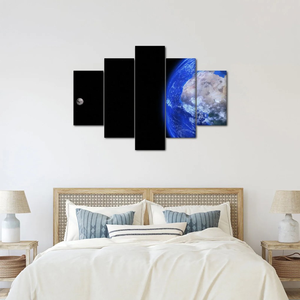 A Hold és a Föld képe (150x105 cm)