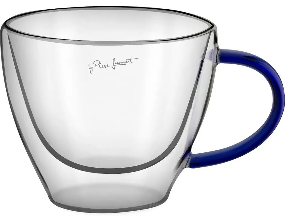 Lamart LT9116 2 részes cappuccino pohárkészletVaso, 190 ml, kék