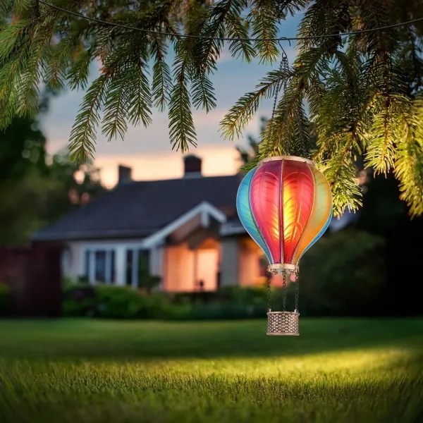 Globo 36136B - LED Függesztett napelemes dekoráció 20xLED/0,5W/3V IP44 Repülő léggömb