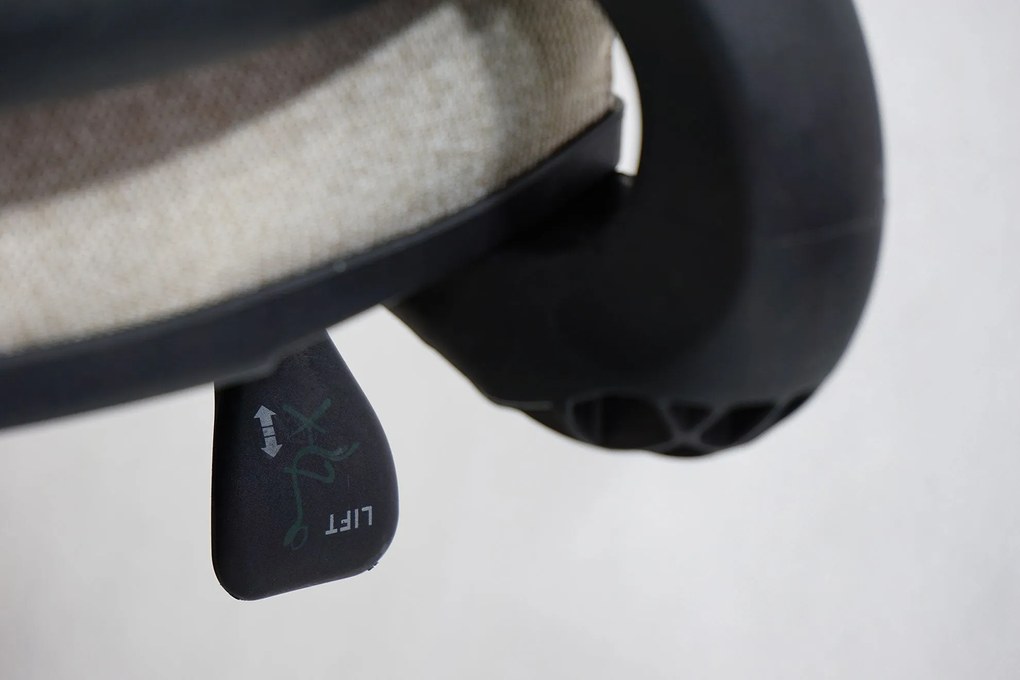 Ello ergonómikus szövet irodai forgószék deréktámasszal, fejtámasszal