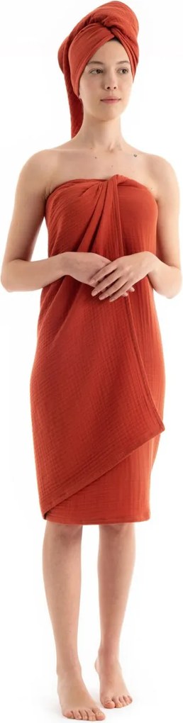 Muslin - Tile Red