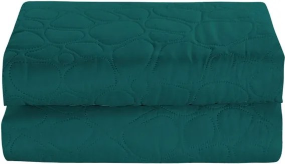 Türkiz ágytakaró STONE Méret: 200 x 220 cm